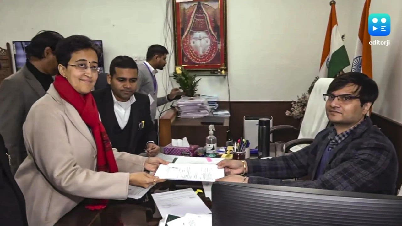 Delhi Elections: AAP candidate Atishi files her nomination from Kalkaji seat