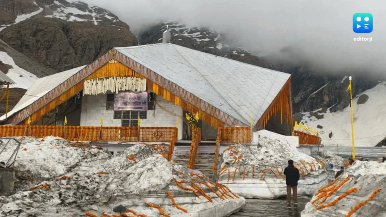 Uttarakhand Doors of Hemkund Sahib Gurudwara open for devotees