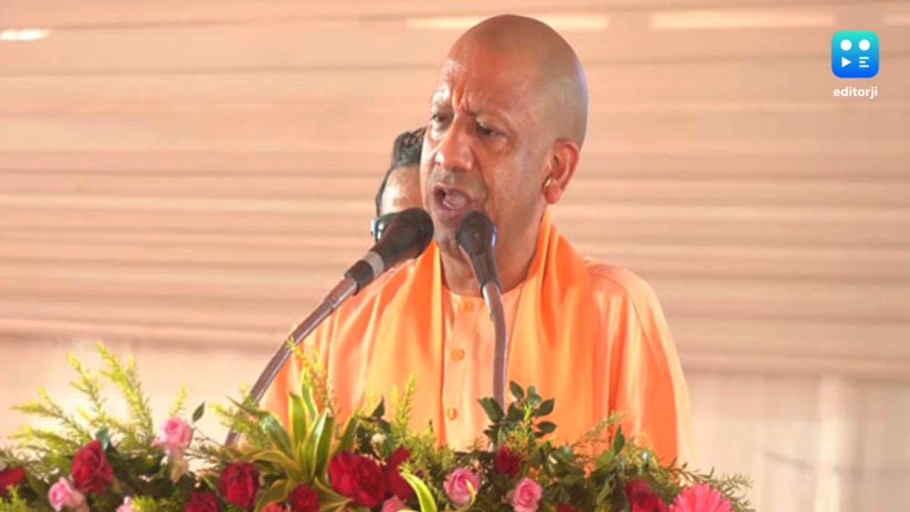 UP CM Yogi Adityanath attends mass wedding ceremony, distributes gifts to 1200 couples