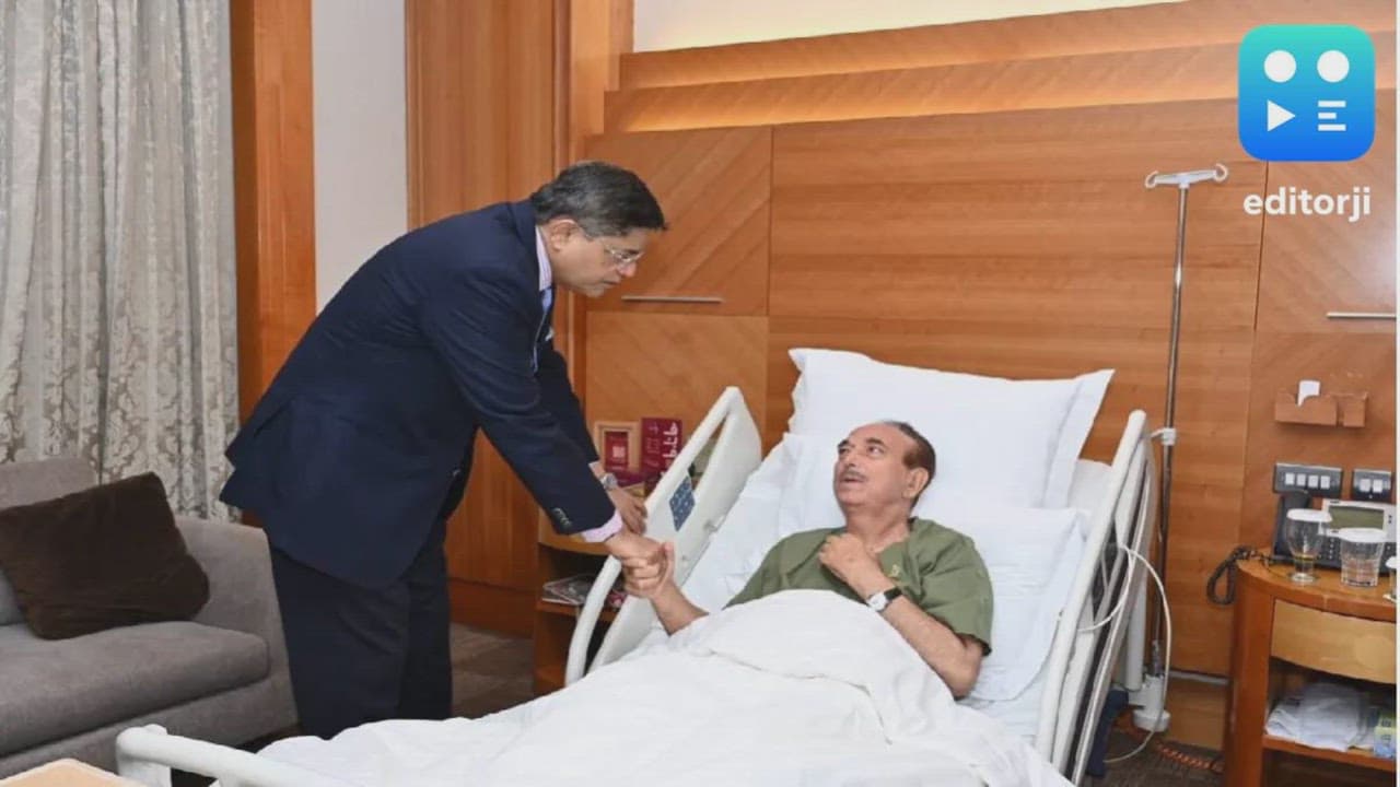 Ghulam Nabi Azad Hospitalized During Gulf Delegation Tour