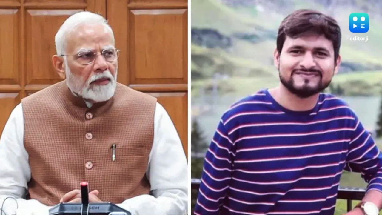 PM Modi meets family of Pahalgam terror victim Shubham Dwivedi in Kanpur