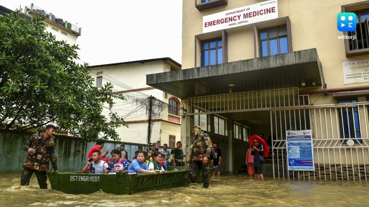 Over 19,000 affected as severe floods hit Manipur, 800 rescued