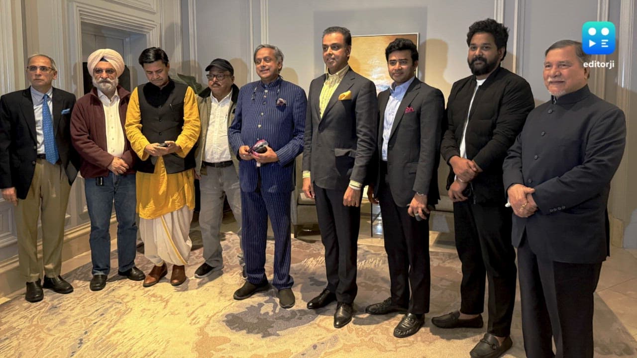 All-party delegation led by Shashi Tharoor arrives in Washington