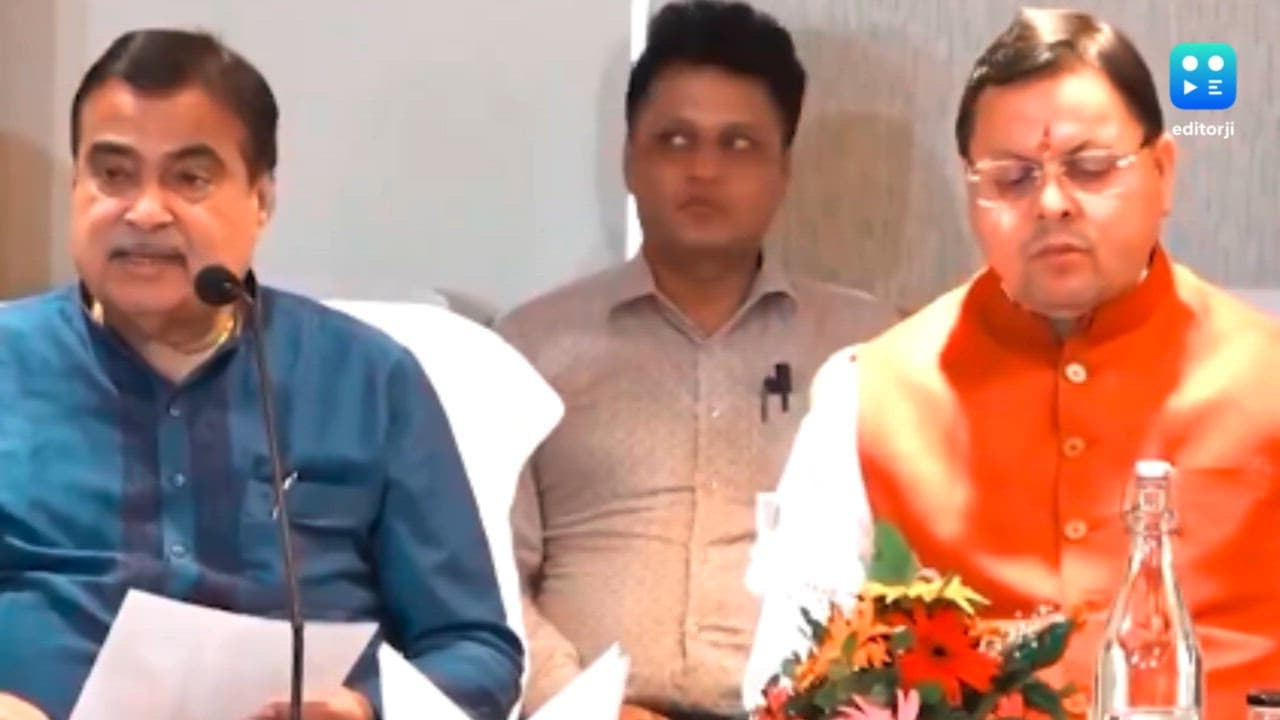 Uttarakhand CM Dhami reviews ropeway projects in the state with Nitin Gadkari