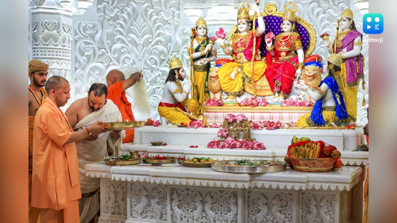 Consecration of 'Raja Ram' and other deities graces Ram Temple in Ayodhya