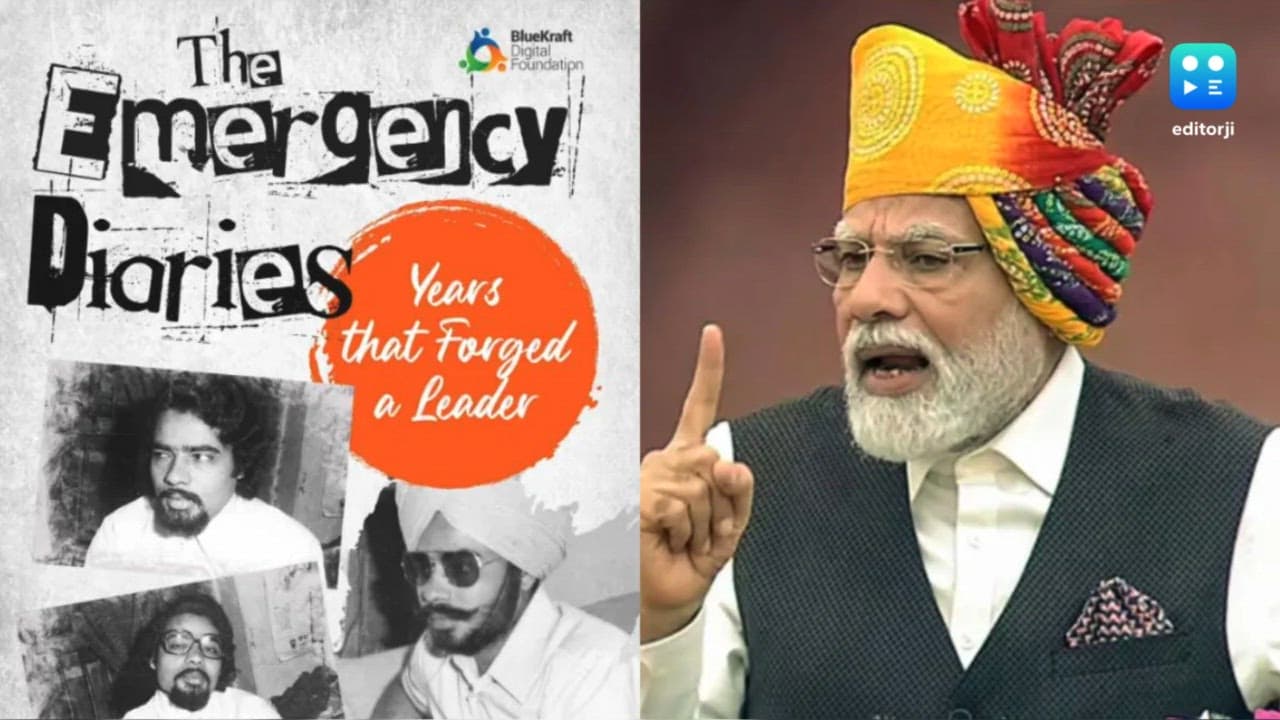 PM Modi reflects on 'Emergency' era through new book