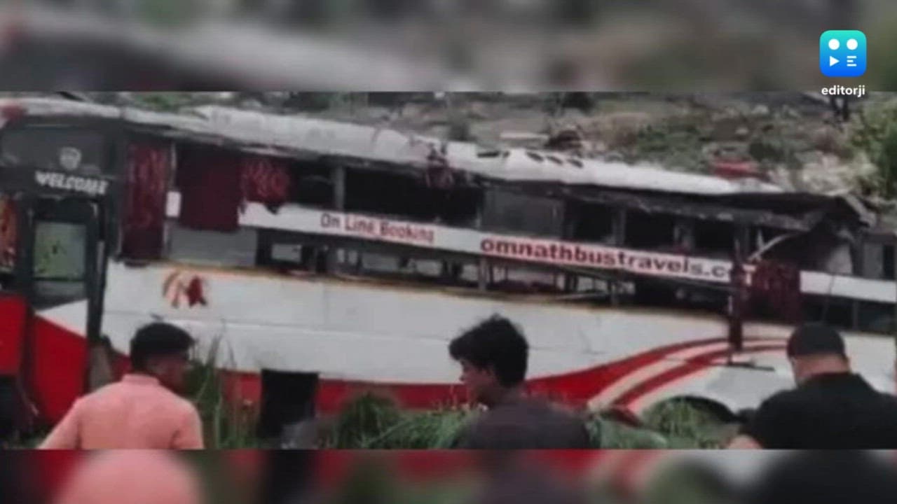 2 killed, 50 injured as double-decker bus overturns on Lucknow-Agra Expressway