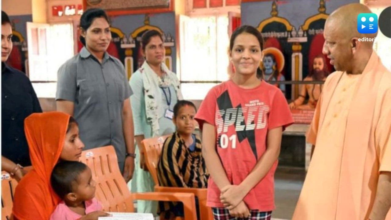 UP CM assures help to class 7 girl unable to continue education due to family's financial hardship