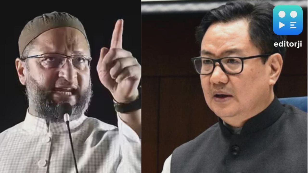 Owaisi confronts Rijiju on minority rights, clarifies demands