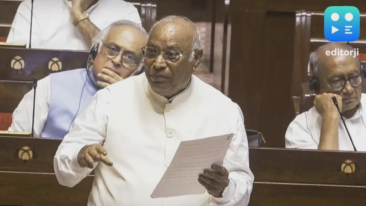 Kharge criticizes Trump's claims on India-Pakistan ceasefire