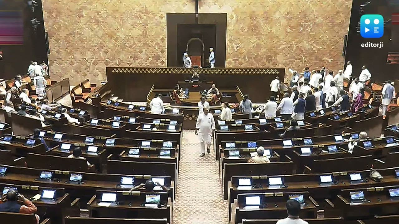 Rajya Sabha adjourned till 2 PM amid Opposition protest over Bihar voter rolls revision issue