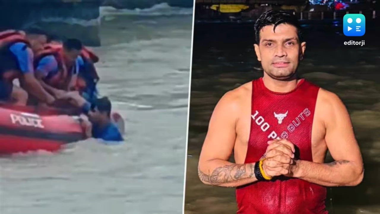 Uttarakhand water police saves international kabaddi player Hooda from drowning