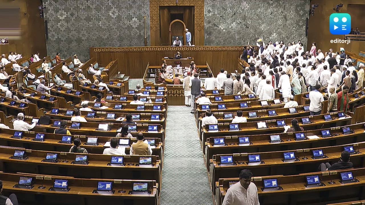 Lok Sabha adjourned till 1 pm amid Opposition protests on Bihar SIR