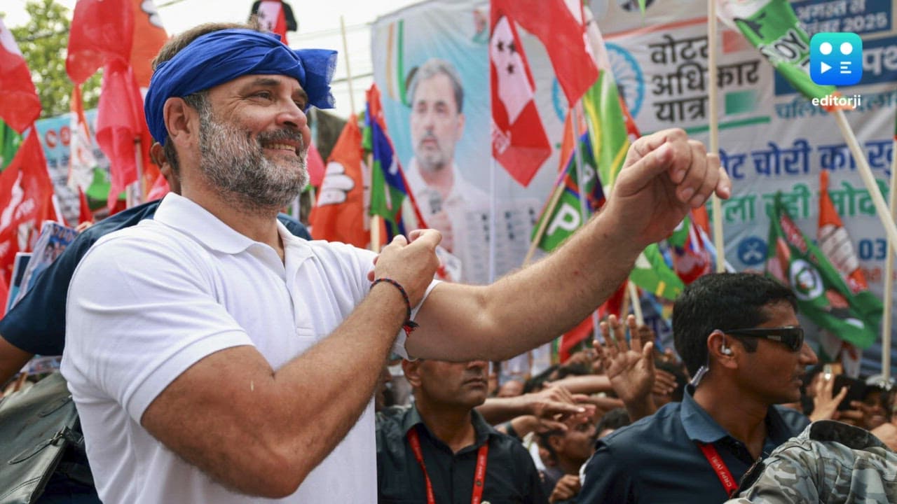 Congress accuses BJP of vandalising party office in Patna, Rahul Gandhi slams violence