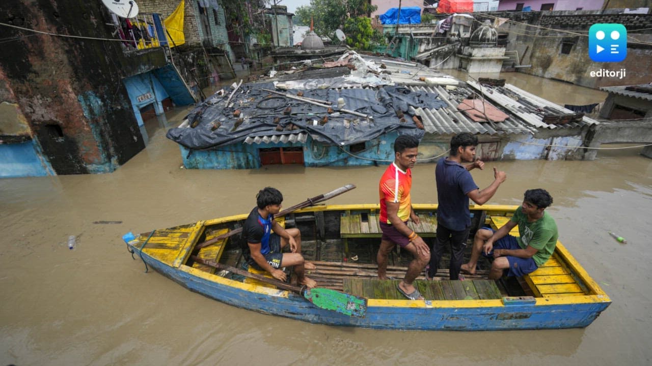Yamuna swells past 207 metres in Delhi, floodwater inundates nearby areas