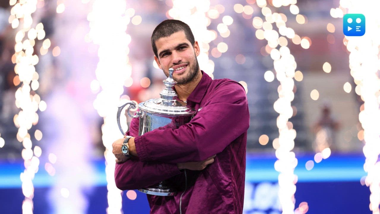 Alcaraz outshines rival Sinner to win second US Open