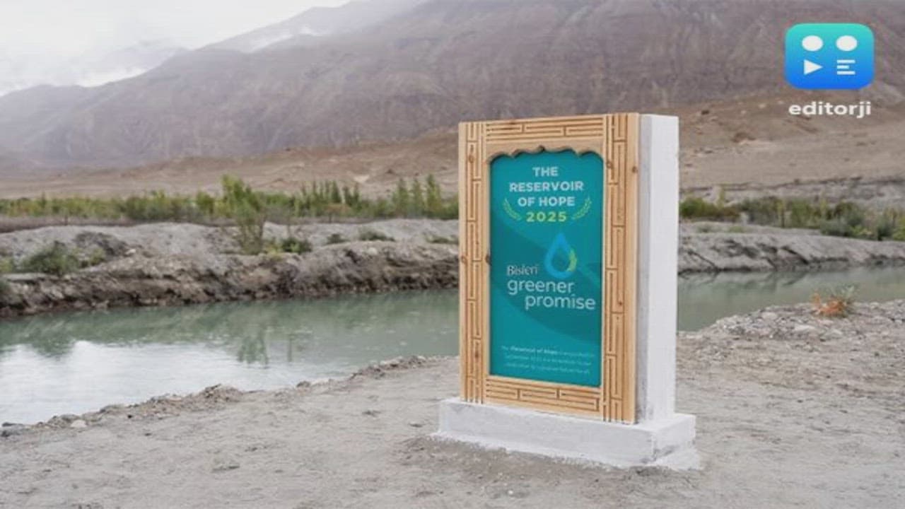 Bisleri International, LAHDC and Ladakh Marathon Restore a 12 Lakh Litre Water Reservoir in Ladakh's Nubra Valley