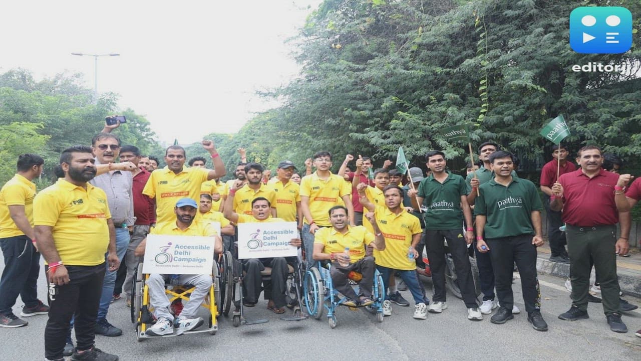 Delhi Walkathon Unites Citizens for Accessibility & Inclusion - FIIB x IDEA Lead 5 km Walkathon for a Barrier-Free Tomorrow