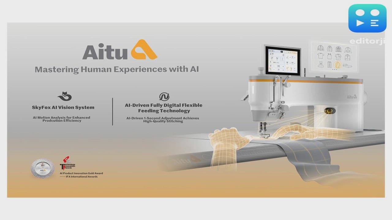 Aitu Secures AI Product Innovation Gold Award at 2025 IFA, Redefining the Future of Garment Industry