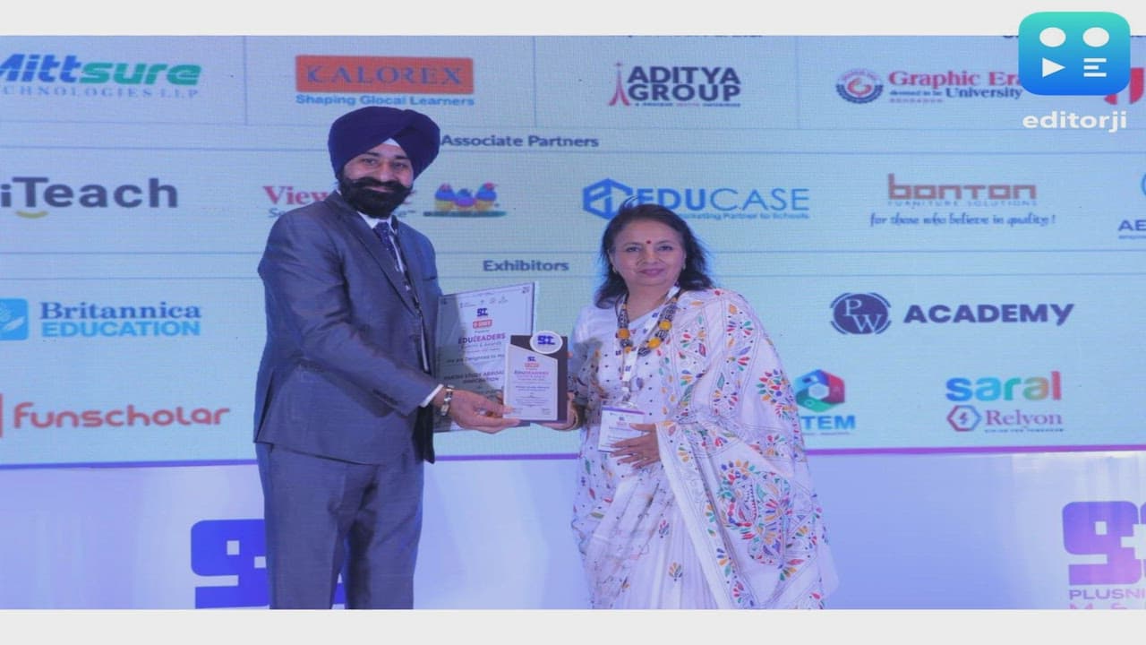 Harjas Study Abroad Honored as Most Trusted Overseas Education Platform at 23rd Eduleaders Summit 