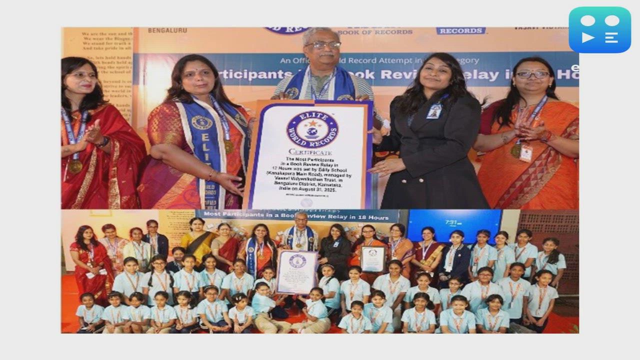 From Stories to Art: Edify School Inspires Young Minds with Historic Elite World Records Achievements