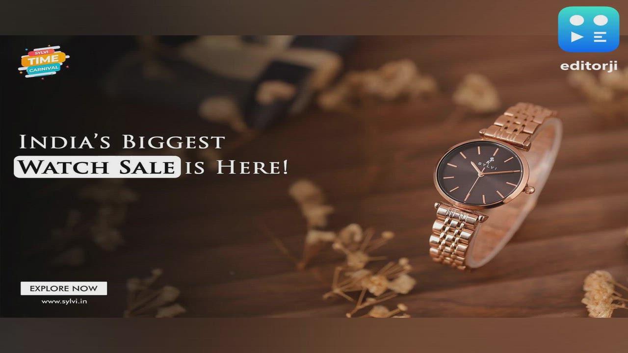 Sylvi Time Carnival 2025 - India's Biggest Anniversary Watch Sale