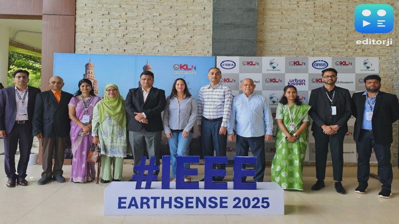 KLH Aziz Nagar Becomes Hub for Next-Gen AI and Geoscience Research at EarthSense 2025