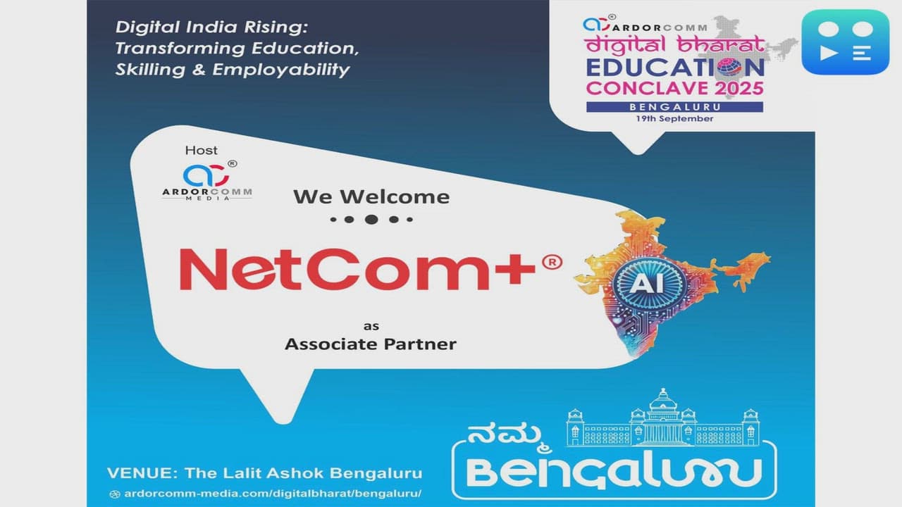 NetCom+ to Spotlight Innovation as Associate Partner at Digital Bharat Education Conclave 2025