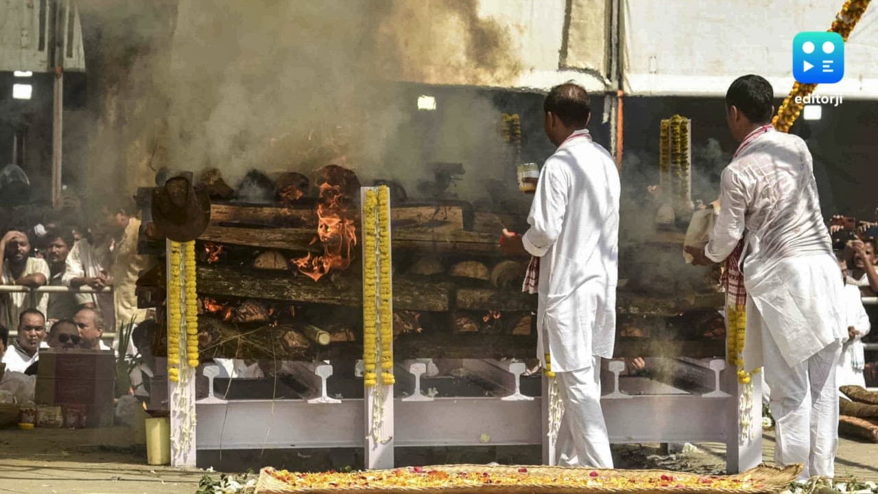 Assam: Singer Zubeen Garg's last rites performed with full state honours