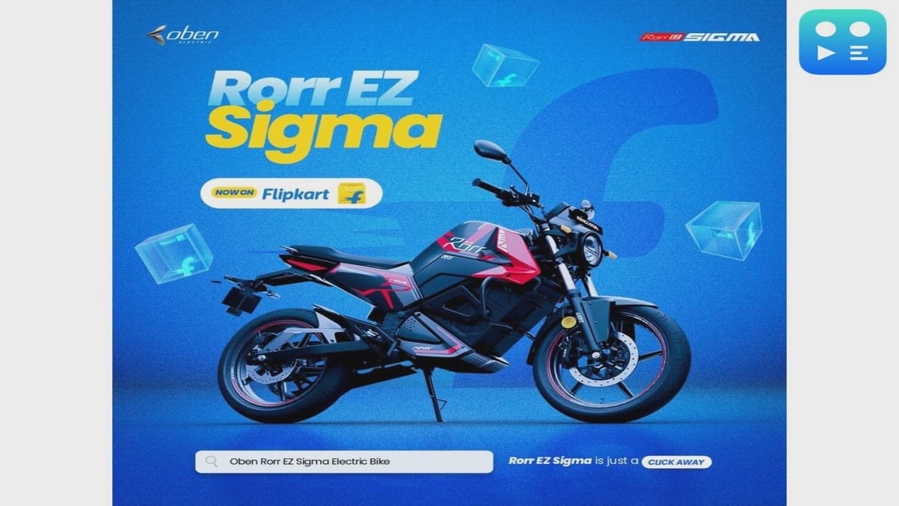 Oben Electric's Rorr EZ Sigma Now Available on Flipkart
