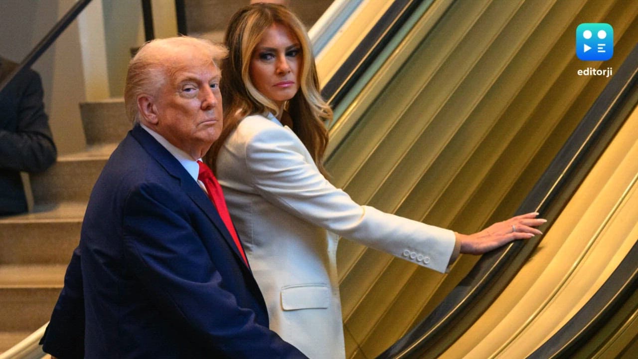 Trump, Melania face escalator glitch at UN headquarters