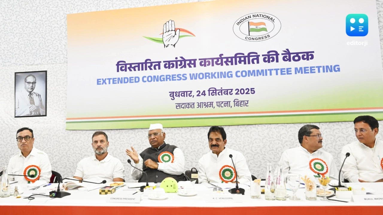 Congress holds CWC in Patna, deliberations to focus on Bihar polls, 'vote chori'