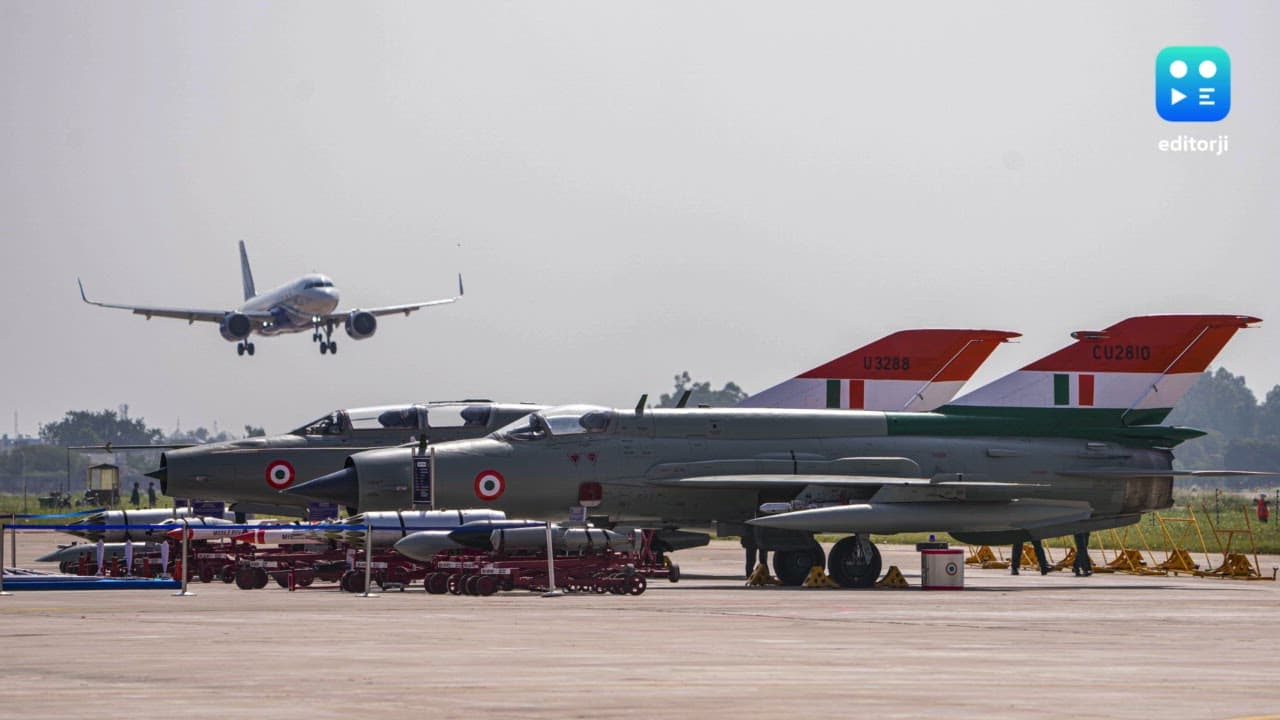 MiG-21 flies through Indian skies for last time, Rajnath terms it 'national pride'