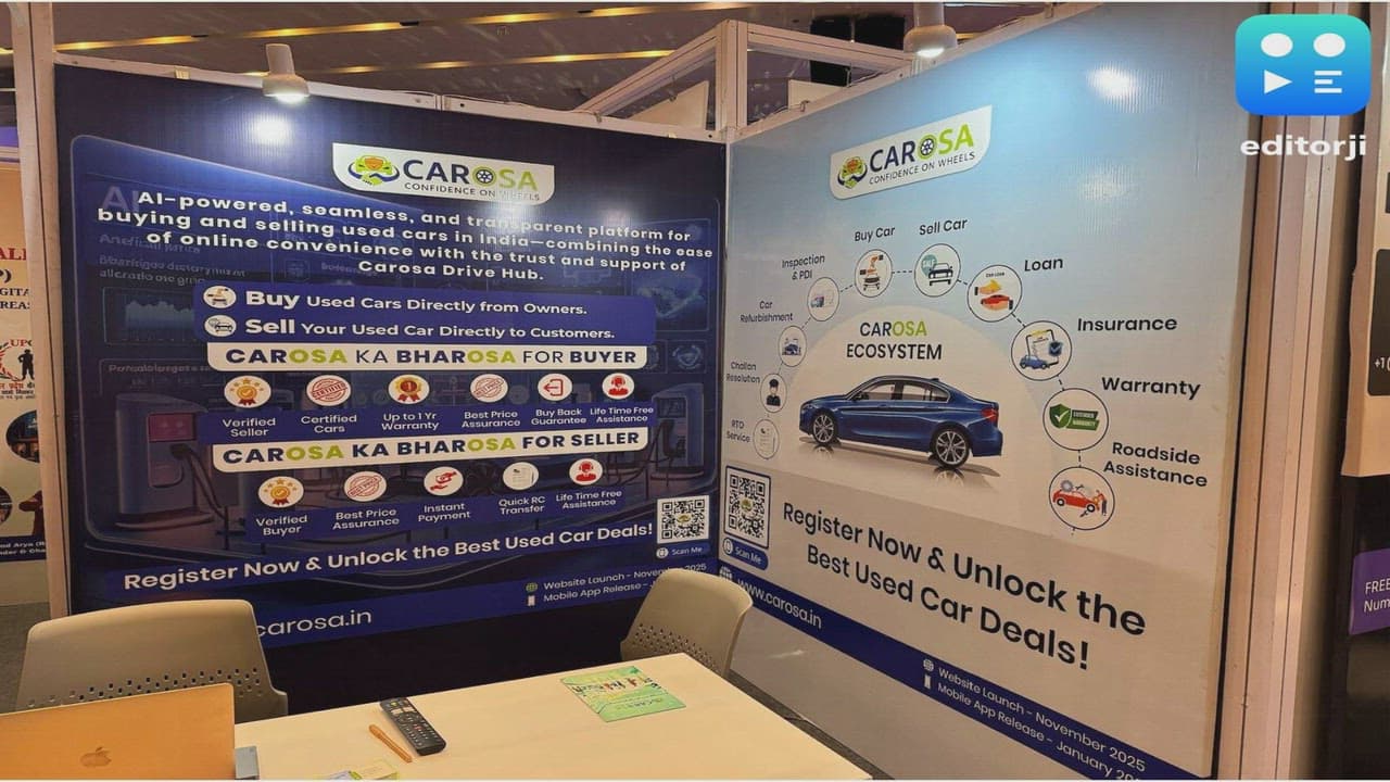 Carosa Showcases Innovative Used Car Platform at Entrepreneur India Startup Summit 2025