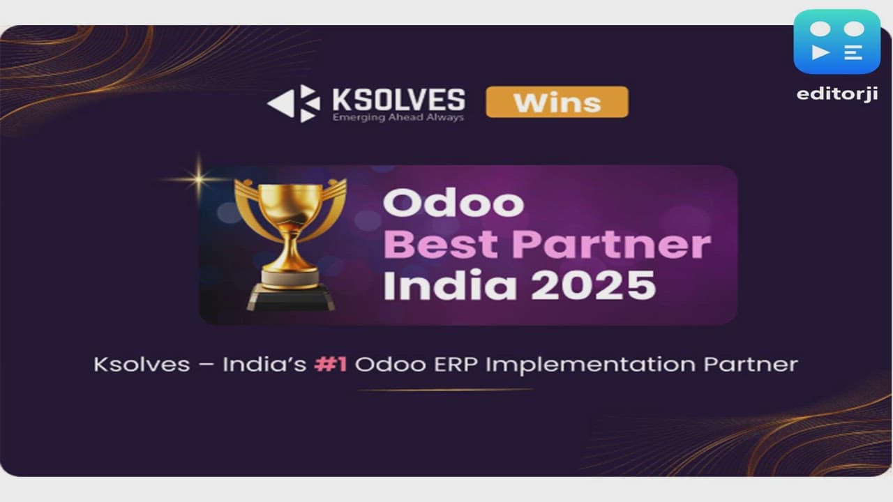 Ksolves India Limited Earned the Prestigious "Odoo Best Partner India 2025" Title