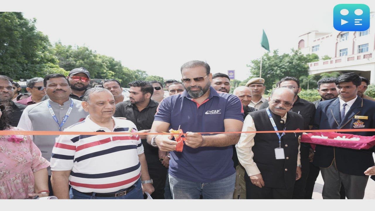 Yusuf Pathan inaugurates the 37th center of Cricket Academy of Pathans (CAP) in Ajmer (Rajasthan)