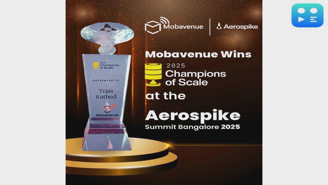 Mobavenue's AI Tech Platforms Win '2025 Champions of Scale' Award at Aerospike Summit