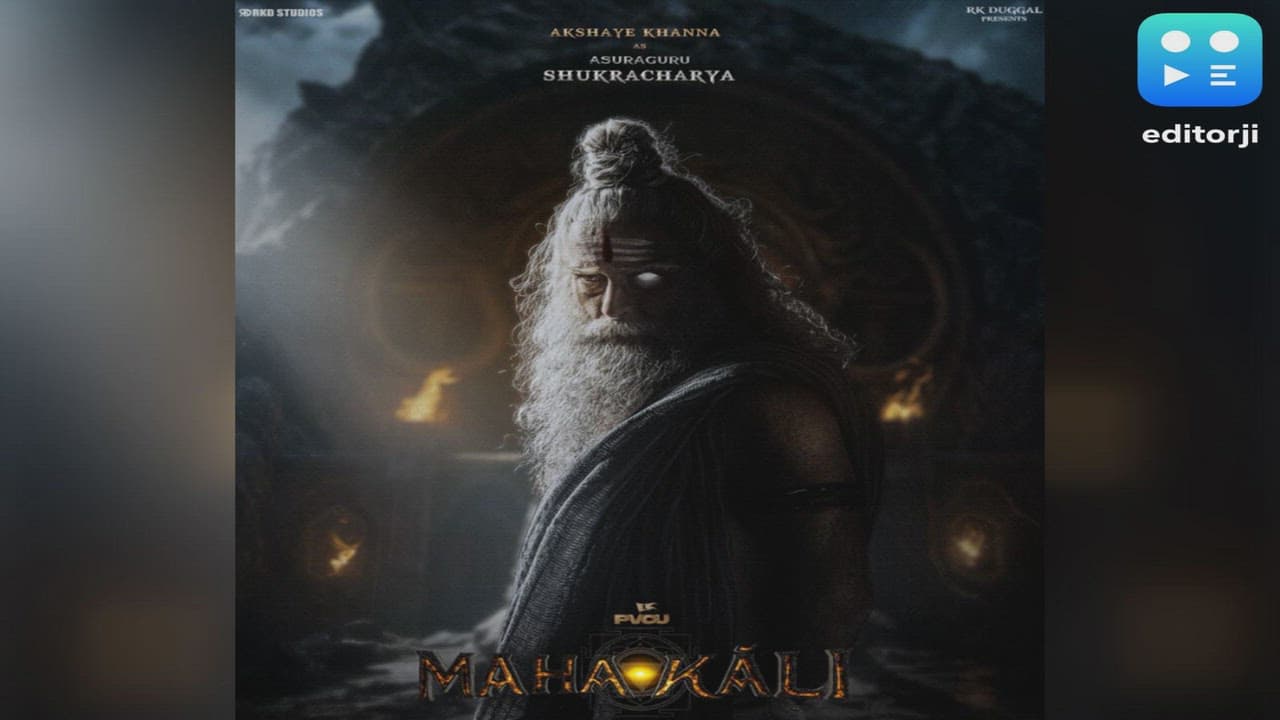 Akshaye Khanna's first look as Shukracharya in Prasanth Varma's creation 'Mahakali' out