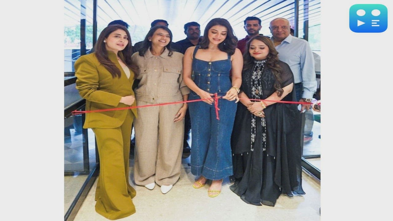 Kajal Aggarwal Graced the Inauguration of Hair Masters' New Luxury Salon in Ashiyana, Lucknow