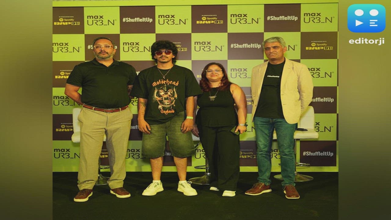 Max URB_N Shuffles It Up with Spotify: India's First Multi-City Rap Concert Series Takes Over the South