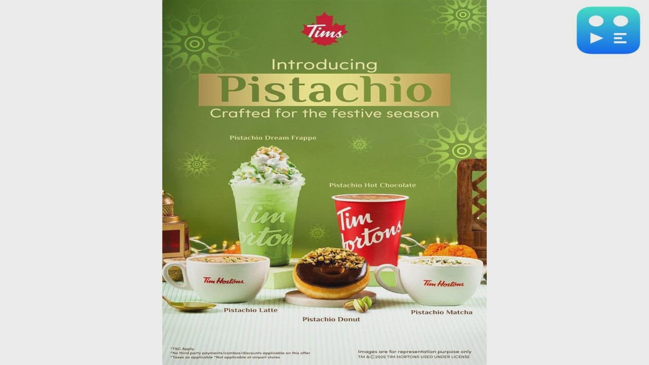 Tim Hortons® India Brings Pistachio to Your Festive Celebrations