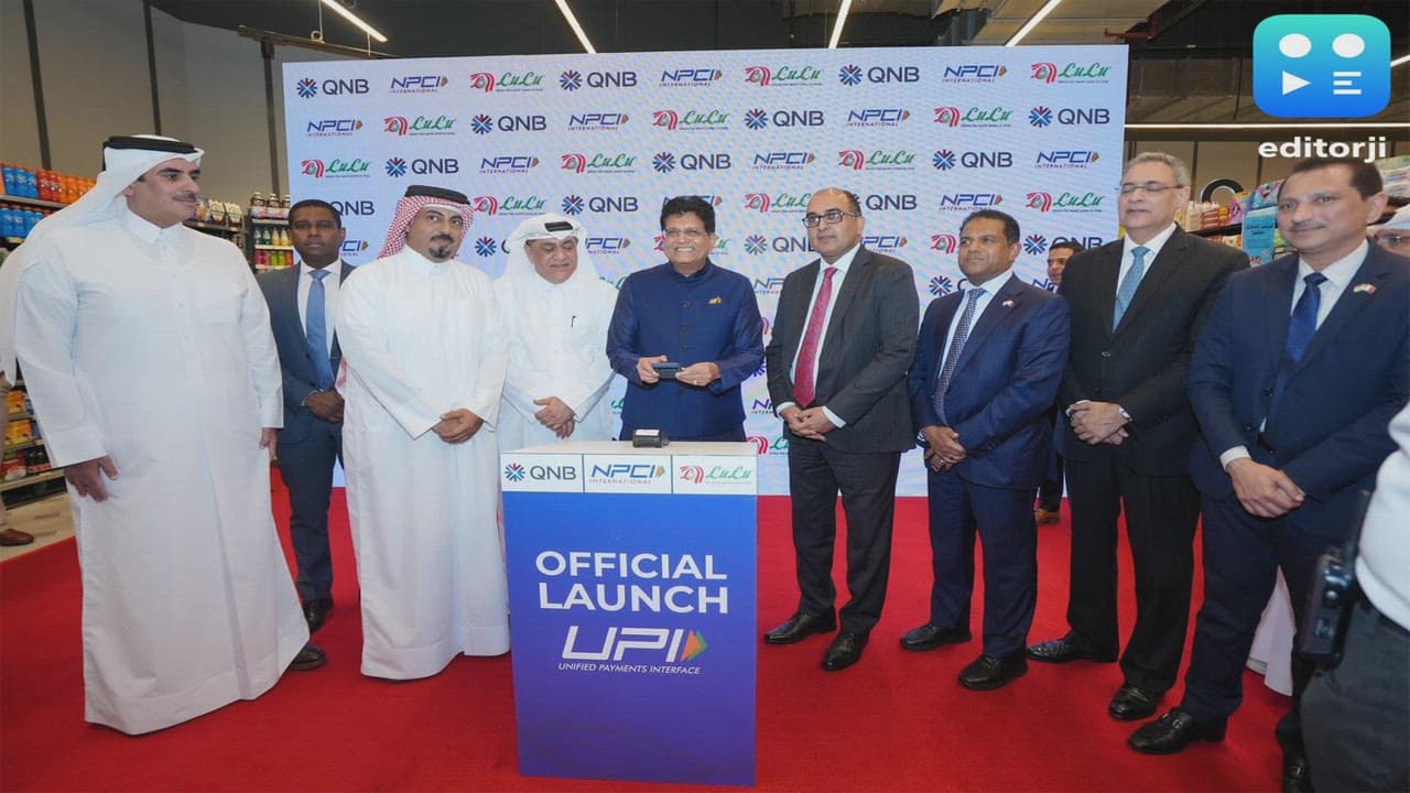 Piyush Goyal launches India's UPI at Lulu Hypermarket in Qatar