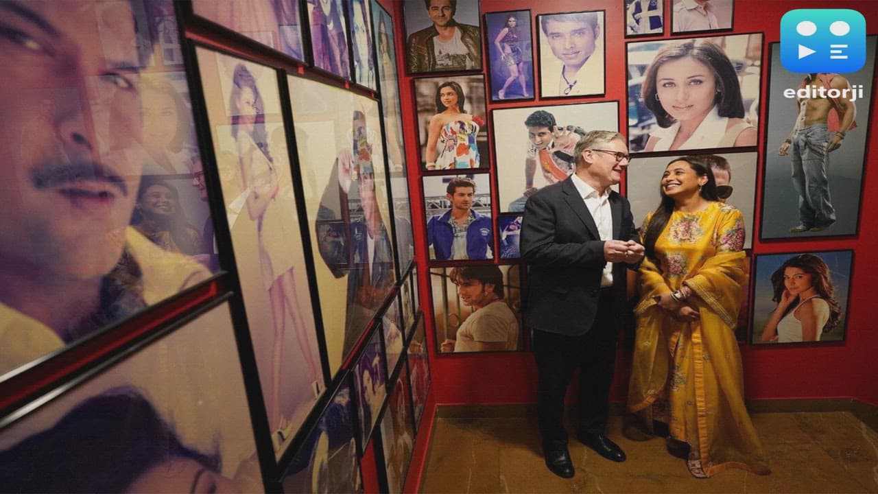 British PM Keir Starmer meets Rani Mukerji at Yash Raj Films Studios, announces YRF's plans to make 3 films in UK 