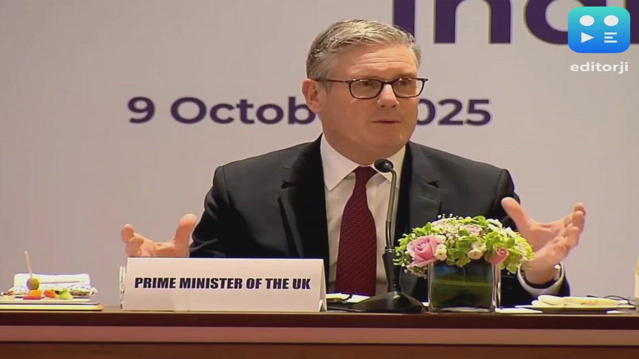 British PM Keir Starmer calls for "hands-on" approach in implementing UK-India trade deal