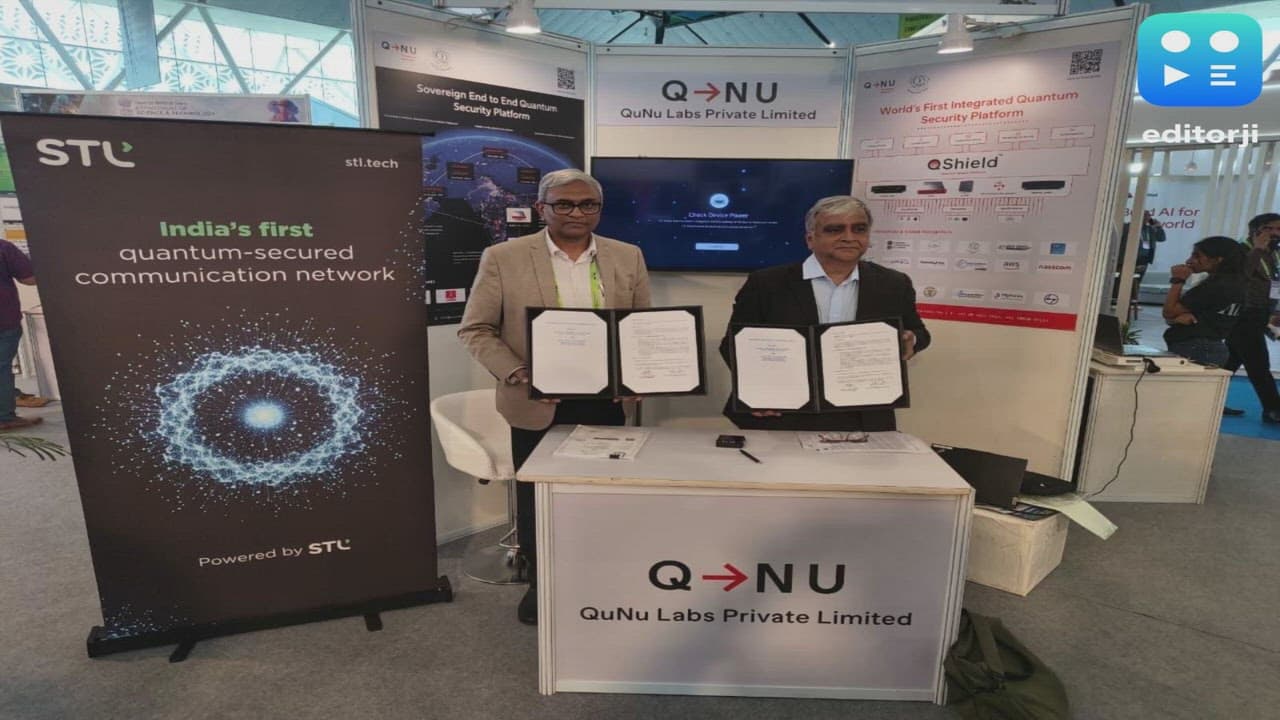 STL and QNu announce collaboration to advance research in leveraging quantum communications over optical fibre