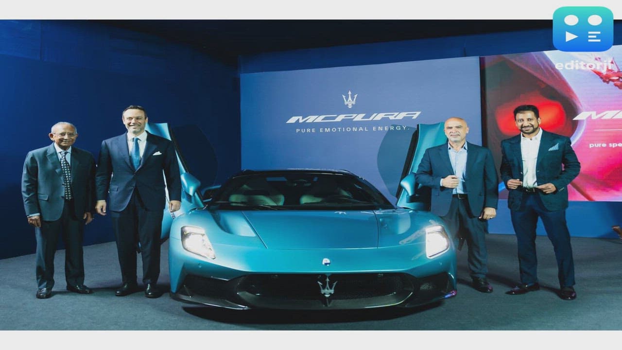 Maserati Expands into South India: VST Maserati's Flagship Showroom Opens in Bengaluru, Unveils MCPura Supercar