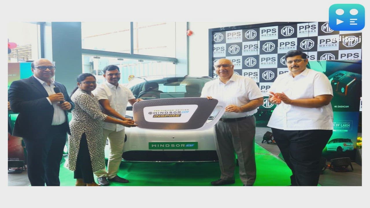 PPS Motors launches MG Windsor Inspire Edition for a  Sustainable EV Future in Hyderabad