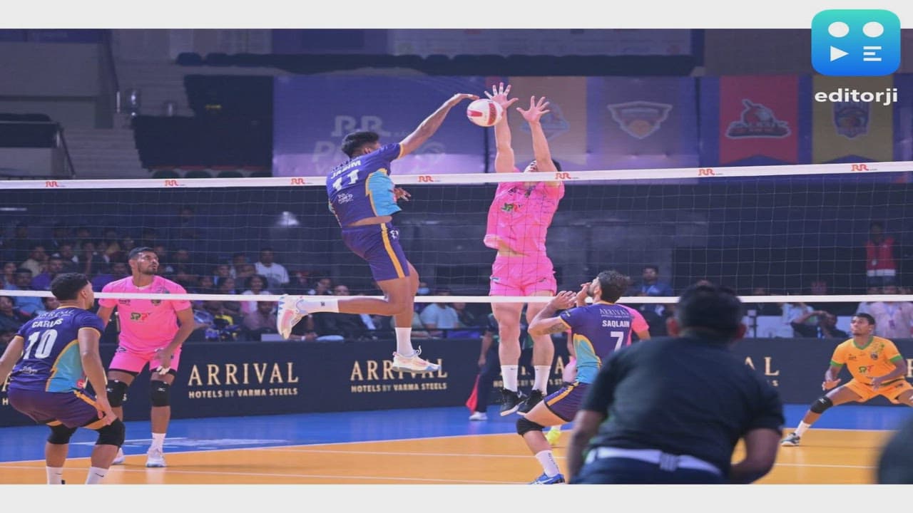 PVL 2025 Season 4 (Match 26) - Chennai Blitz storm into top four with commanding 3-0 victory over Delhi Toofans