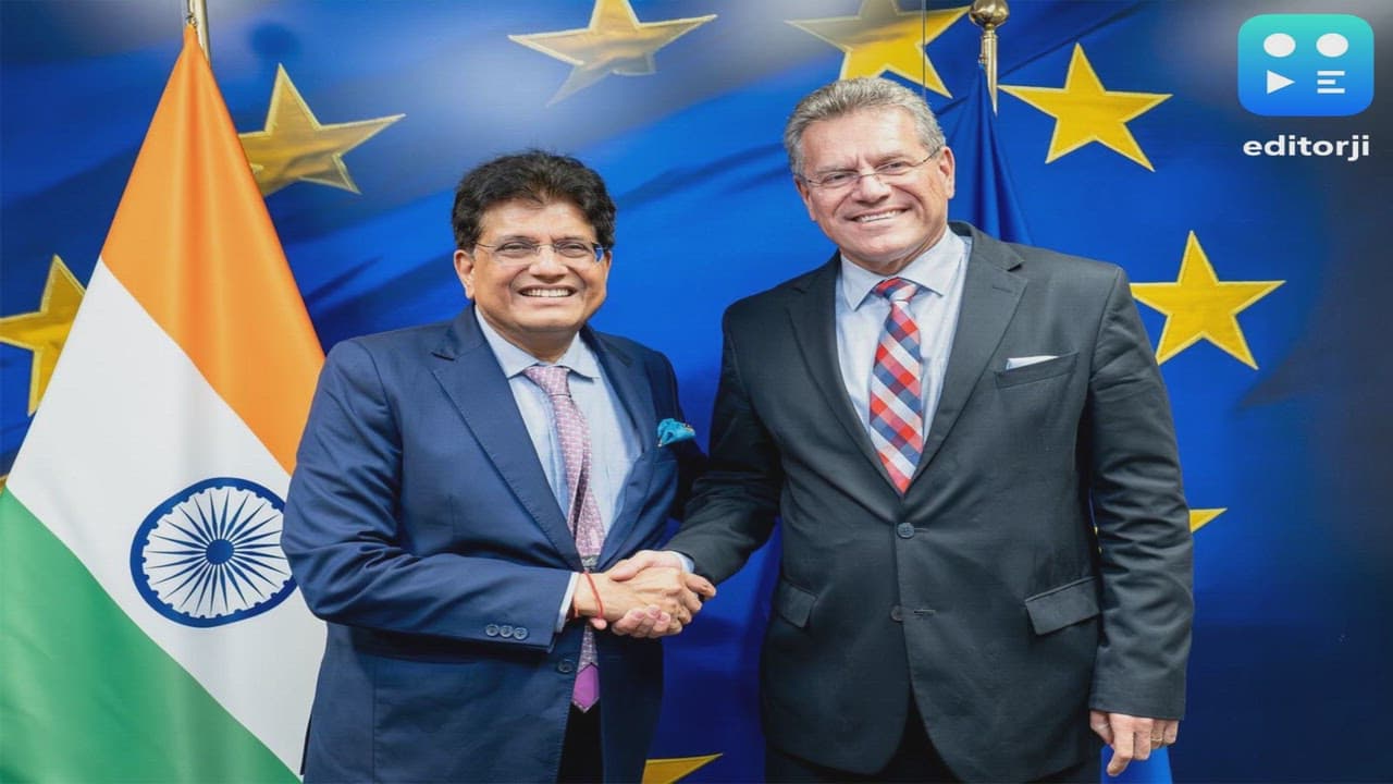 Piyush Goyal holds talks with EU Commissioner Maros Sefcovic on India-EU FTA negotiations