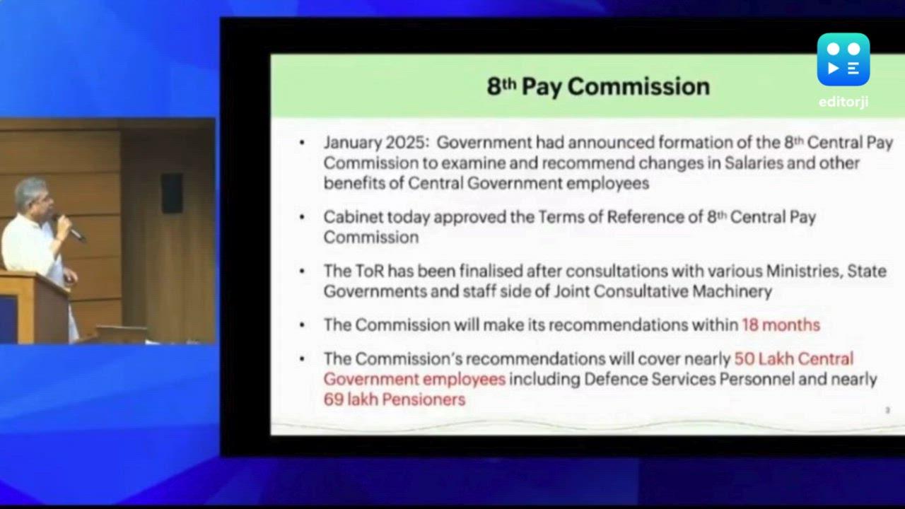 Cabinet approves 8th Pay Commission; to benefit nearly 1.2 crore employees and pensioners